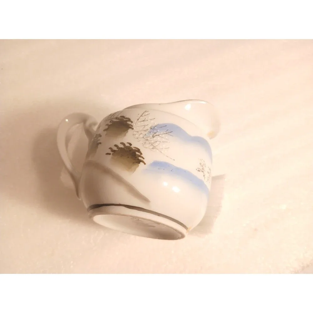 Vintage Japanese Kutani 5 Piece Tea Set – Good Condition – No Crazing